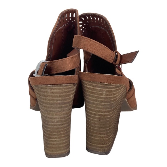 Carlos Santana Size 10 Trinity Sandals Block Heel Ankle Strap Shoes - Picture 3 of 7